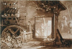 Penbury Mill, Kent, metszett: Charles Turner (1773-1857), megjelent 1808 (metszet)