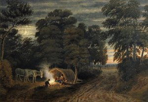Egy cigány tábor alkotó: Joseph Mallord William Turner