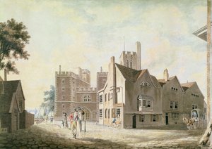 Kilátás az érseki palotára, Lambeth alkotó: Joseph Mallord William Turner