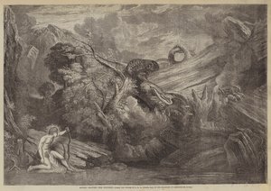 Apolló megöli a pitont alkotó: Joseph Mallord William Turner