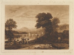Apuleia In Search of Apuleius kiadatlan lemez, Liber Studiorum, 1813-23. alkotó: Joseph Mallord William Turner