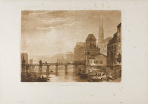 Bázel, 5. tábla a Tanulmányok Könyvéből alkotó: Joseph Mallord William Turner