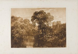 Berry Pomeroy kastély, 58-as tábla a Liber Studiorumtól alkotó: Joseph Mallord William Turner