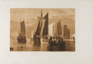 Nyugodt, 44-es tábla a Tanulmányok Könyvéből alkotó: Joseph Mallord William Turner
