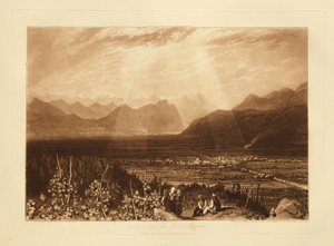 Alpok vonulata Grenoble-tól Chambéry-ig alkotó: Joseph Mallord William Turner
