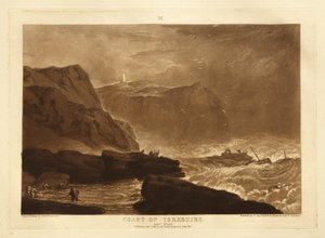 Yorkshire partvidéke alkotó: Joseph Mallord William Turner