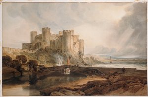 Conway kastély, 1802 körül alkotó: Joseph Mallord William Turner