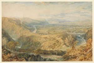 Crook of Lune, a Hornby-kastély felé nézve, 1816-1818 körül alkotó: Joseph Mallord William Turner