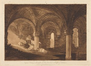 A kirkstalli apátság kriptája alkotó: Joseph Mallord William Turner