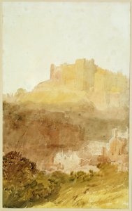 Durham kastély (akvarell papíron) alkotó: Joseph Mallord William Turner