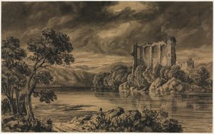 Egremont kastély, Cumberland. alkotó: Joseph Mallord William Turner