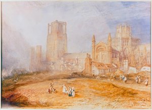 Ely-székesegyház / Turnertől. alkotó: Joseph Mallord William Turner