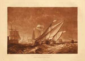 Calais kikötőjének bejárata alkotó: Joseph Mallord William Turner