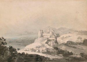 Harlech vára, Wales, délről alkotó: Joseph Mallord William Turner