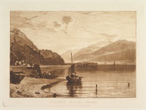 Inverary móló, Loch Fyne, reggel, VII. rész, 35. tábla a "Liber Studiorum" című műből alkotó: Joseph Mallord William Turner