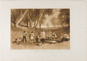 Fiatalkorúak trükkjei, 22. tábla a Tanulmányok Könyvéből alkotó: Joseph Mallord William Turner
