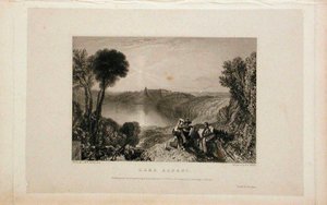 Albano-tó alkotó: Joseph Mallord William Turner