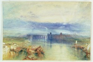 Bodeni-tó alkotó: Joseph Mallord William Turner