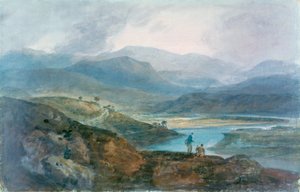 Lake, Skócia, 1801-1802. alkotó: Joseph Mallord William Turner