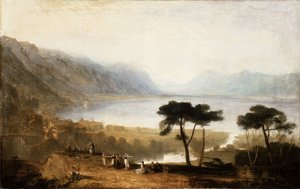 A Genfi-tó Montreux-ből nézve alkotó: Joseph Mallord William Turner