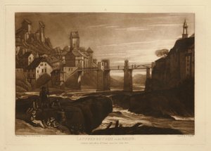 Laufenburg a Rajnán alkotó: Joseph Mallord William Turner