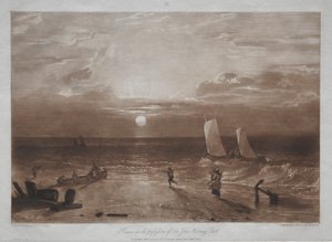 Tanulmánykönyv: Mildmay Sea-piece alkotó: Joseph Mallord William Turner