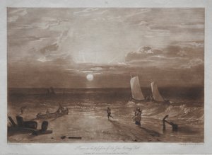 Liber Studiorum: Mildmay Sea-piece. alkotó: Joseph Mallord William Turner
