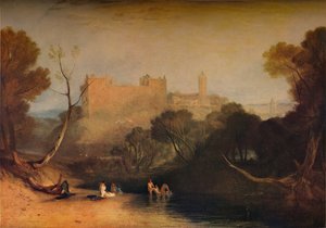 Linlithgow-palota, Skócia, 1810, 1938 alkotó: Joseph Mallord William Turner