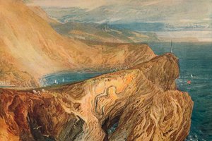 Lulworth Cove, 1909 alkotó: Joseph Mallord William Turner