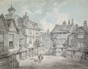 Market Street, Lichfield, alkotó: Joseph Mallord William Turner