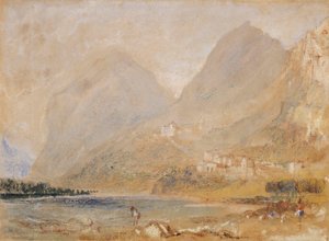 Martinswand Innsbruck közelében alkotó: Joseph Mallord William Turner