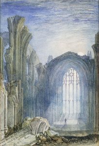 Melrose Abbey: Illusztráció Sir Walter Scott "The Lay of the Last Minstrel" című művéhez alkotó: Joseph Mallord William Turner