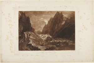 Mer de Glace alkotó: Joseph Mallord William Turner