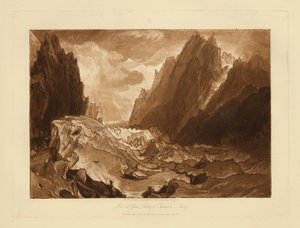 Mer de Glace alkotó: Joseph Mallord William Turner