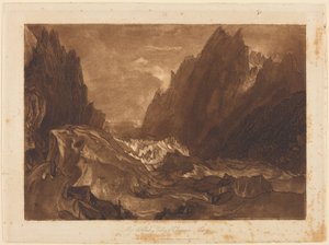 Mer de Glace alkotó: Joseph Mallord William Turner