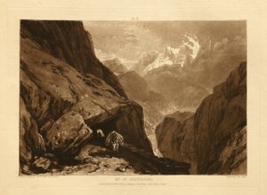 Szent Gotthárd-hegy alkotó: Joseph Mallord William Turner