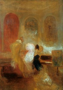 Music Party, East Cowes Castle, 1835 alkotó: Joseph Mallord William Turner