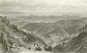 Mussooree és a Dhoon, Landourból alkotó: Joseph Mallord William Turner