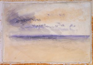 A parton kívül: tengeri tájkép és felhők alkotó: Joseph Mallord William Turner
