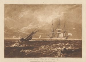 Egy W. Leader, Esq. számára készült kép eredeti vázlata alkotó: Joseph Mallord William Turner