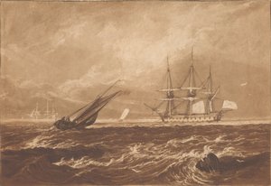 Eredeti vázlat egy W. Leader, Esq. számára készült képhez alkotó: Joseph Mallord William Turner