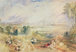 Oxford North Hinkseyből (akvarell papíron) alkotó: Joseph Mallord William Turner