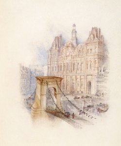 Párizs: Városháza alkotó: Joseph Mallord William Turner
