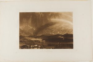 Peat Bog, Skócia, 45. lemez a Book of Studiesból alkotó: Joseph Mallord William Turner