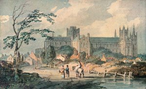 Peterborough-i székesegyház északról, 1909 alkotó: Joseph Mallord William Turner