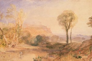 Powis kastély, Montgomeryshire, 1835 körül (akvarell papíron) alkotó: Joseph Mallord William Turner