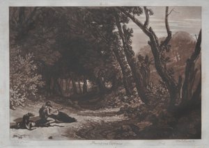 Prokrisz és Cephalus. alkotó: Joseph Mallord William Turner