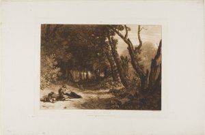 Procris és Cephalus, 41. tábla a Tanulmányok Könyvéből alkotó: Joseph Mallord William Turner