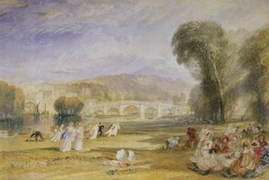 Richmond Hill and Bridge, Surrey, 1828-1829 körül