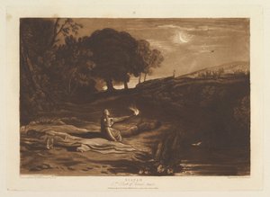 Rispah, Sámuel 2. könyve, Liber Studiorum 21. fejezete, IX. rész, 46. tábla, 1812. április 23. alkotó: Joseph Mallord William Turner